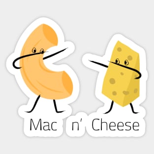 Mac and Cheese Dabbing Sticker